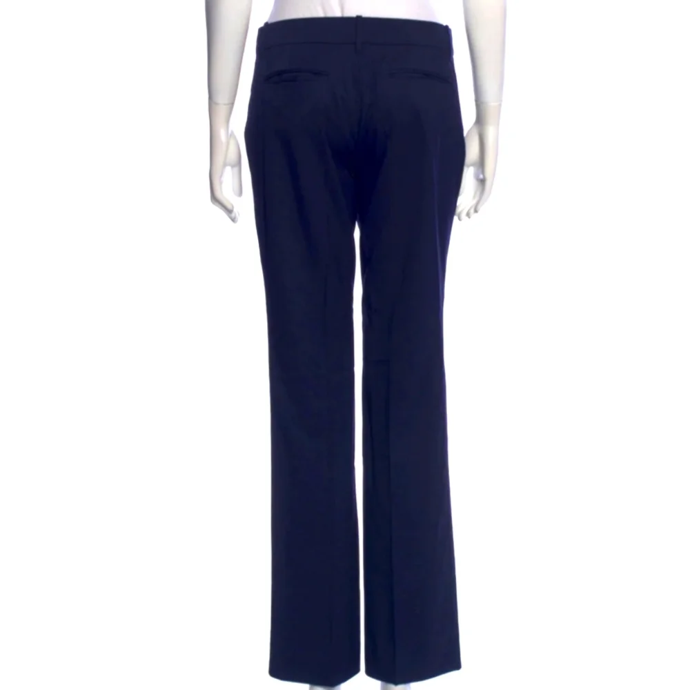 Gucci Italy Wool Dress Pants Sz 6 Navy Blue Classic Fit Preowned Designer - Picture 3 of 4